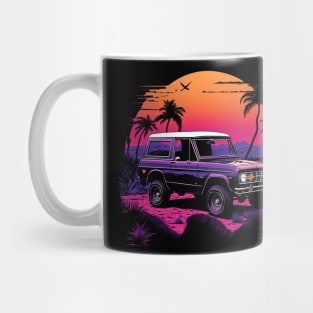 Ford Bronco Vintage Sunset Mug